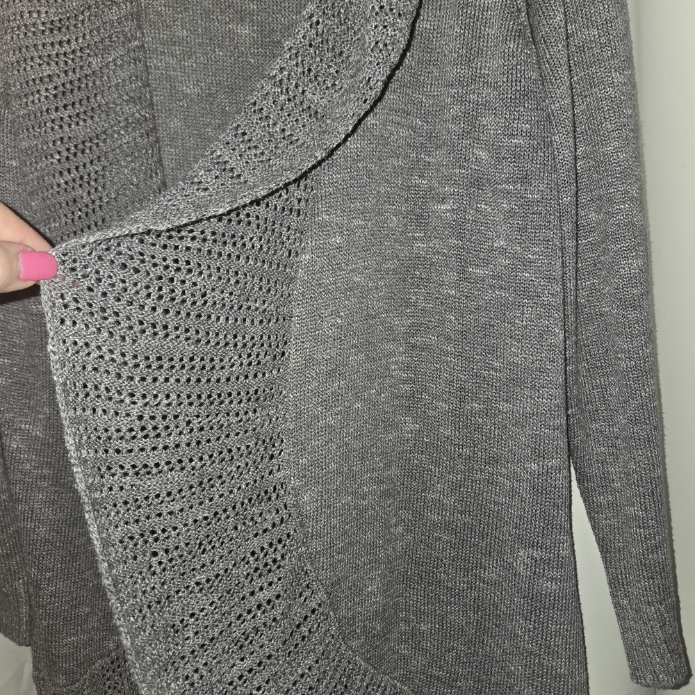 Torrid Heather Gray Knit Cardigan - Picture 3 of 4